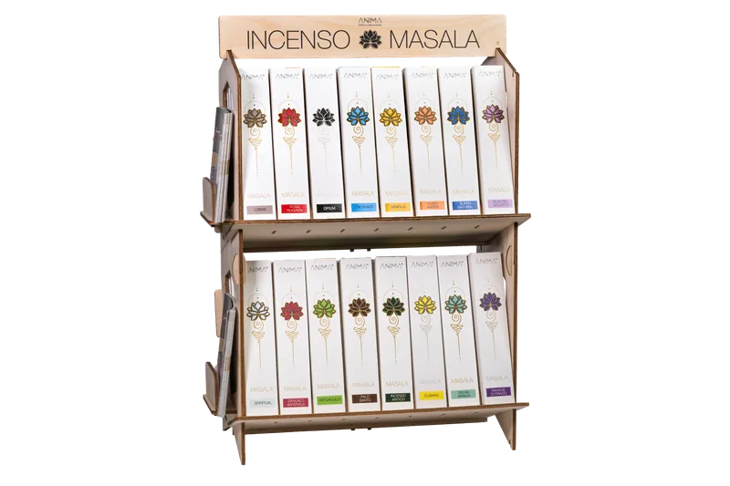 Espositore Delhi MASALA con le 16 fragranze